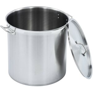 Symple Stuff Cloyd Stock Pot 44 L 45x28 cm Stainless Steel Silver 50cm H x 45cm W Symple Stuff Cloyd Stock Pot 44 L 45x28 cm Stainless Steel Silver 50cm H x 45cm W