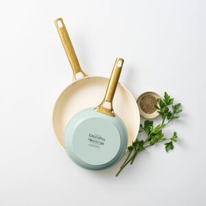 Greenpan Padova Reserve 2 Piece Frypan Set 20Cm & 26Cm - Blush Pink Green Greenpan Padova Reserve 2 Piece Frypan Set 20Cm & 26Cm - Blush Pink Green