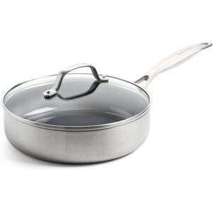 Greenpan Geneva Skillet Covered 24cm / 2.6 Litre Stainless Steel Greenpan Geneva Skillet Covered 24cm / 2.6 Litre Stainless Steel