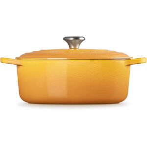Le Creuset Signature Cast Iron Oval Casserole Sea Salt 27cm / 4.1L Le Creuset Signature Cast Iron Oval Casserole Sea Salt 27cm / 4.1L