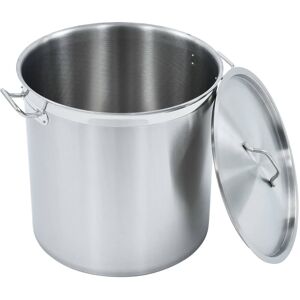 Symple Stuff Cloyd Stock Pot 44 L 45x28 cm Stainless Steel Silver 45cm H x 45cm W Symple Stuff Cloyd Stock Pot 44 L 45x28 cm Stainless Steel Silver 45cm H x 45cm W