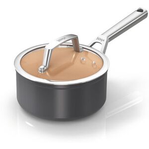 Ninja CW90216UK - 16cm - Terracotta & Grey - Induction Compatible - Saucepan Ninja CW90216UK - 16cm - Terracotta & Grey - Induction Compatible - Saucepan