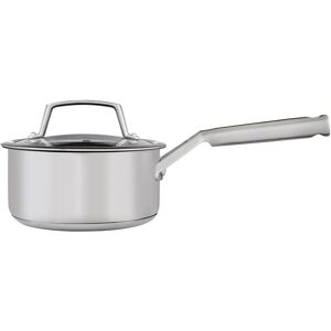 Ninja ZEROSTICK Stainless Steel Saucepan with Lid Silver 16cm Ninja ZEROSTICK Stainless Steel Saucepan with Lid Silver 16cm