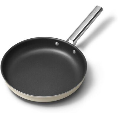 Smeg Non Stick Oven Safe Frying Pan Matte Cream 28 cm Smeg Non Stick Oven Safe Frying Pan Matte Cream 28 cm