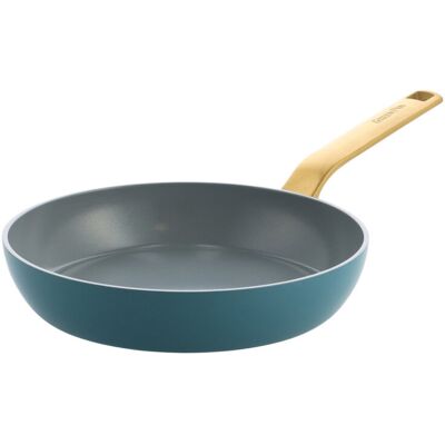 Greenpan Evolution Frypan 24cm - Black Blue/Gold 10cm H x 44cm L x 24cm W Greenpan Evolution Frypan 24cm - Black Blue/Gold 10cm H x 44cm L x 24cm W