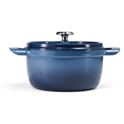 Tramontina Enamelled Cast Iron Dutch Oven Blue 26 cm Tramontina Enamelled Cast Iron Dutch Oven Blue 26 cm