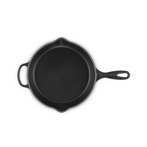 Le Creuset Signature Cast Iron Round Deep Skillet 26cm black