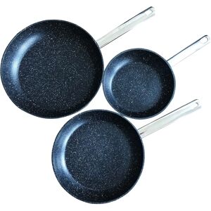 Jean Patrique 3 -Piece Non-Stick Frying Pan Set gray 5.5 H cm