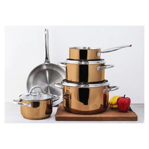Echtwerk Cooking pot set made of high-quality stainless steel, 8-piece cookware gray 24.0 W cm