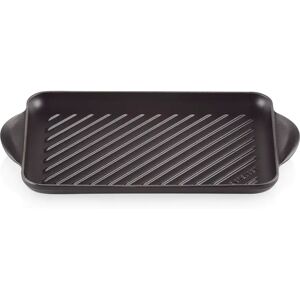 Le Creuset Cast Iron Rectangular Grill 32cm gray/brown