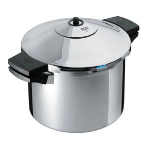 Kuhn Rikon Duromatic Inox Stainless Steel Pressure Cooker for All Hobs, Side Grips, 24cm/6L gray 23.0 H x 26.4 W cm