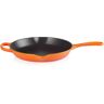 Le Creuset Cast Iron Frying Pan with Metal Handle 23cm orange