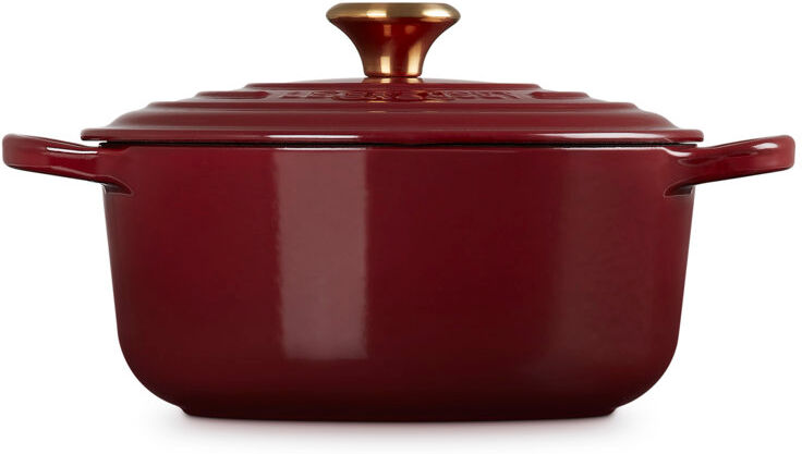 Le Creuset Cast Iron Round Casserole Garnet 20cm / 2.4L