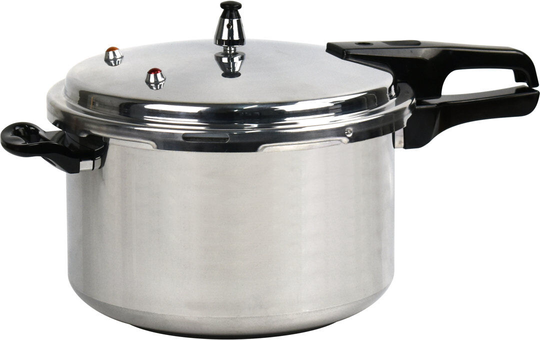 Belfry Kitchen Professional Premium Aluminium Induction Pressure Cooker Silver 7.87cm H x 19.68cm W x 11.81cm D
