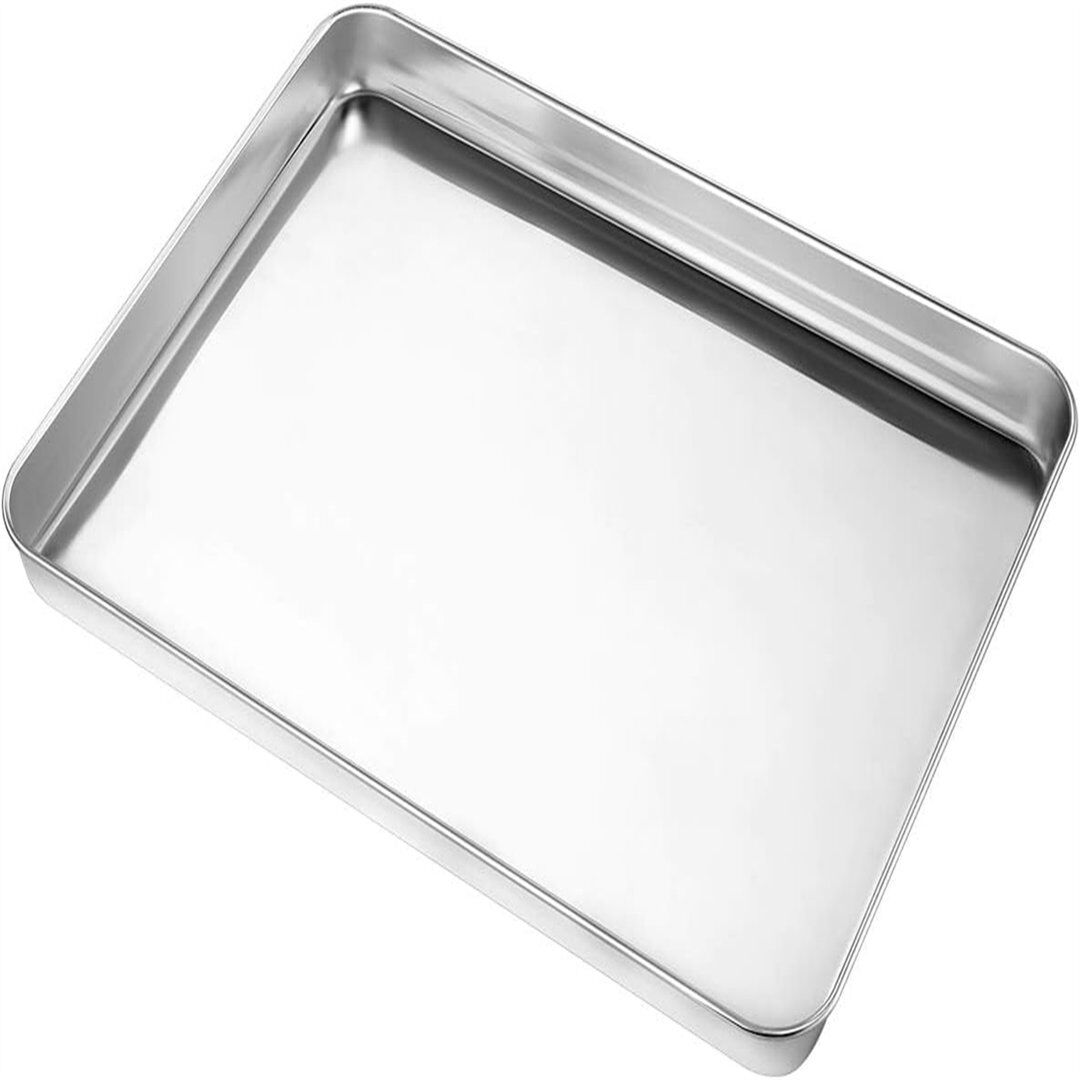 Belfry Kitchen Winterport Non-Stick Stainless Steel Baking Tray Stainless Steel 2.5cm H X 40.5cm L X 30.4cm W