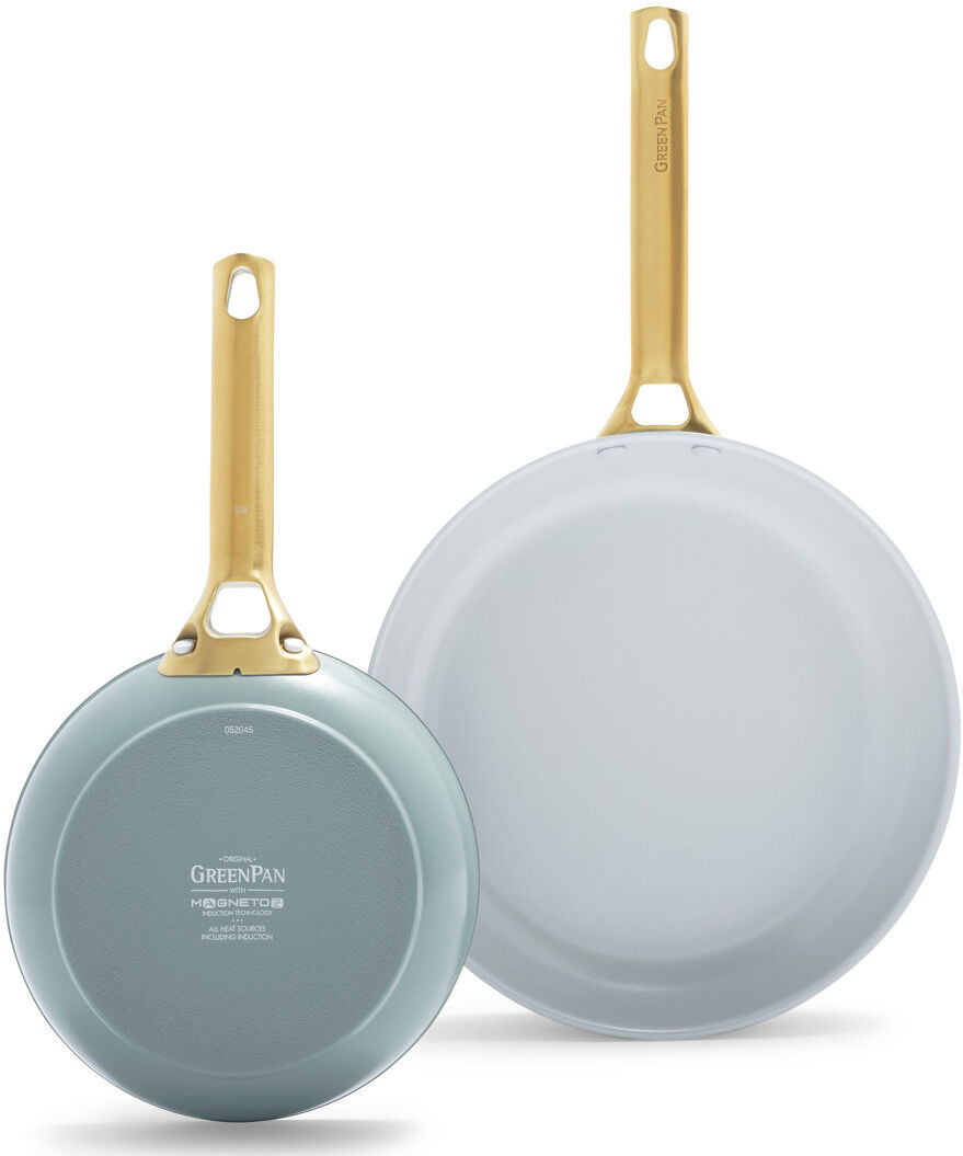 Greenpan Padova Ceramic Non Stick 2Pc Frying Pan Set 20Cm & 28Cm Blue 20cm
