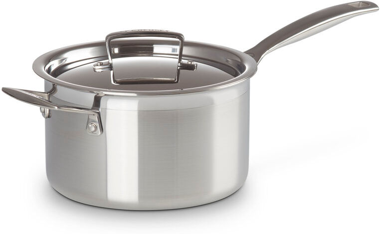 Le Creuset 3-Ply Stainless Steel Saucepan Silver 20cm