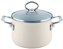 Riess Kelomat Avorio Stock Pot Riess Kelomat Size: 24 cm H x 25.5 cm W x 34 cm D  - Size: 6cm H X 40cm W X 23cm D Riess Kelomat Avorio Stock Pot Riess Kelomat Size: 24 cm H x 25.5 cm W x 34 cm D  - Size: 6cm H X 40cm W X 23cm D