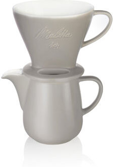 Melitta Cone & Jug Pour Over Set Melitta Finish: Grey 37cm H X 12cm W X 22cm D Melitta Cone & Jug Pour Over Set Melitta Finish: Grey 37cm H X 12cm W X 22cm D