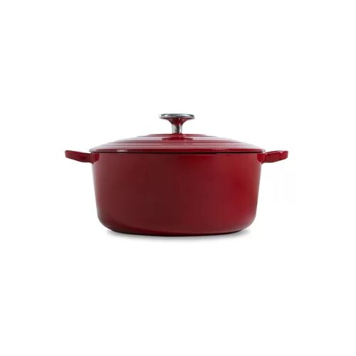 BK Cookware Bourgogne Cast Iron Round Casserole BK Cookware Colour: Chili Red, Capacity: 6.7 L  - Size: Small