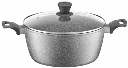 Dajar Omega Stock Pot with Lid Dajar Size: 5.2 L  - Size: 4cm H X 26cm W Dajar Omega Stock Pot with Lid Dajar Size: 5.2 L  - Size: 4cm H X 26cm W