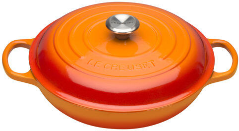 Le Creuset Signature Cast Iron Shallow Casserole 30cm Le Creuset Colour: Volcanic  - Size: Mini (Under 3 Quarts) Le Creuset Signature Cast Iron Shallow Casserole 30cm Le Creuset Colour: Volcanic  - Size: Mini (Under 3 Quarts)