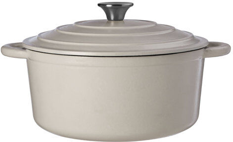 Symple Stuff Cast Iron Round Casserole Symple Stuff Capacity: 5.2L  - Size: 40cm H X 35cm W X 50cm D Symple Stuff Cast Iron Round Casserole Symple Stuff Capacity: 5.2L  - Size: 40cm H X 35cm W X 50cm D