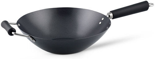 Symple Stuff Rainbolt 5 Piece 31cm Non-Stick Carbon Steel Wok Set with Lid Symple Stuff  - Size: 78 cm H x 116 cm W Symple Stuff Rainbolt 5 Piece 31cm Non-Stick Carbon Steel Wok Set with Lid Symple Stuff  - Size: 78 cm H x 116 cm W