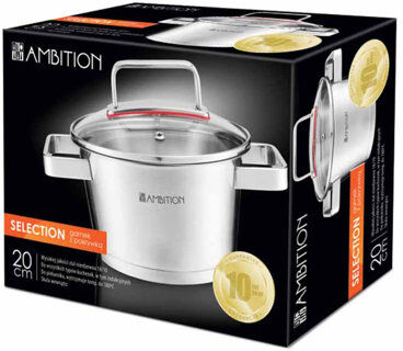 Dajar Selection Stock Pot with Lid Dajar Size: 3.1 L  - Size: 80cm H X 250cm W X 190cm D Dajar Selection Stock Pot with Lid Dajar Size: 3.1 L  - Size: 80cm H X 250cm W X 190cm D