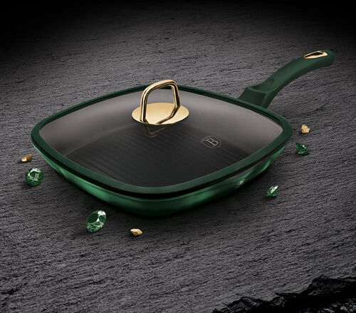 Berlinger Haus Non-Stick Grill Pan Berlinger Haus Colour: Emerald Berlinger Haus Non-Stick Grill Pan Berlinger Haus Colour: Emerald