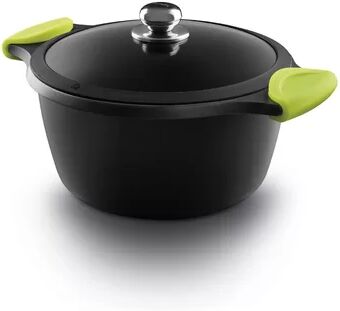 Castey Aluminium Round Casserole Castey Width: 20cm  - Size: Mini (Under 3 Quarts)