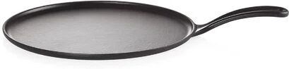 Le Creuset Cast Iron Crepe Pan 27cm Matte Black Le Creuset  - Size: