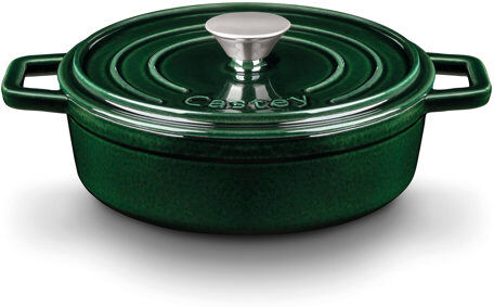 Castey Low 1.95 L Cast Iron Round Braiser Castey  - Size: 78cm H X 43cm W X 44cm D Castey Low 1.95 L Cast Iron Round Braiser Castey  - Size: 78cm H X 43cm W X 44cm D