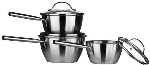 Symple Stuff Manawa 3 Piece Stainless Steel Cookware Set Symple Stuff 150cm H X 34cm W X 4cm D Symple Stuff Manawa 3 Piece Stainless Steel Cookware Set Symple Stuff 150cm H X 34cm W X 4cm D