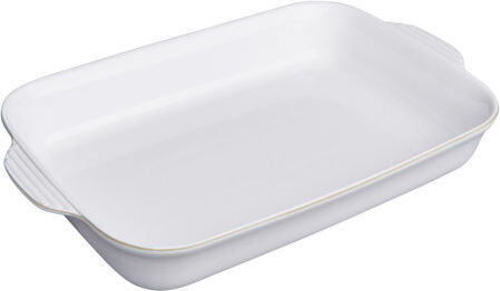 Denby Halo Rectangular Dish Denby Colour: Natural  - Size: 6cm H X 39cm W X 24cm D Denby Halo Rectangular Dish Denby Colour: Natural  - Size: 6cm H X 39cm W X 24cm D