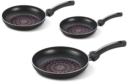 Pensofal Black Diamond 3-Piece Non-Stick Skillet Set Pensofal  - Size: 27cm H X 46cm W X 29cm D Pensofal Black Diamond 3-Piece Non-Stick Skillet Set Pensofal  - Size: 27cm H X 46cm W X 29cm D