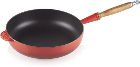 Le Creuset 28cm Frying Pan Le Creuset Colour: Cherry 8cm H X 24cm W X 19cm D