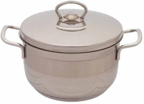 Dajar Omega Stock Pot with Lid Dajar Size: 8 L  - Size: 60cm H X 60cm W Dajar Omega Stock Pot with Lid Dajar Size: 8 L  - Size: 60cm H X 60cm W