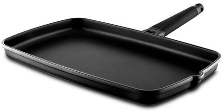 Symple Stuff Jo Non-Stick Griddle Symple Stuff Colour: Black/Black, Size: 40cm  - Size: 152cm H X 152cm W X 1cm D Symple Stuff Jo Non-Stick Griddle Symple Stuff Colour: Black/Black, Size: 40cm  - Size: 152cm H X 152cm W X 1cm D