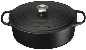 Le Creuset Signature Oval Casserole Dish Le Creuset Colour: Black, Size: 29cm  - Size: Small Le Creuset Signature Oval Casserole Dish Le Creuset Colour: Black, Size: 29cm  - Size: Small