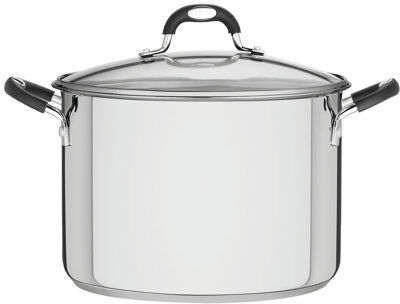 Tramontina Stock Pot with Lid Tramontina Size: 28 cm  - Size: Tramontina Stock Pot with Lid Tramontina Size: 28 cm  - Size: