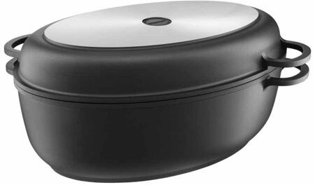 Dajar Tarurus 8 L Aluminium Oval Casserole Dajar  - Size: 4cm H X 26cm W Dajar Tarurus 8 L Aluminium Oval Casserole Dajar  - Size: 4cm H X 26cm W