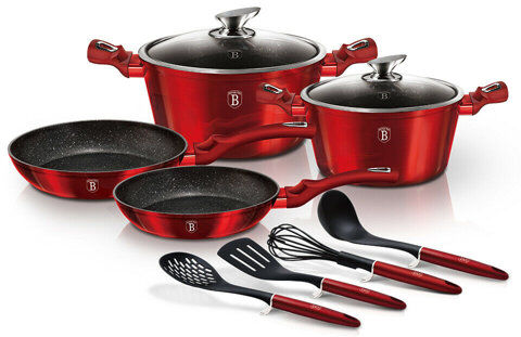 Berlinger Haus 10 Piece Aluminium Non Stick Cookware Set Berlinger Haus Berlinger Haus 10 Piece Aluminium Non Stick Cookware Set Berlinger Haus