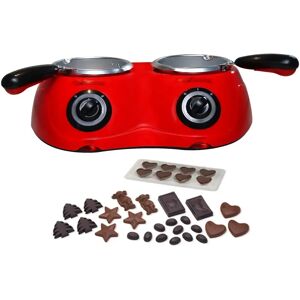 Koolatron    Europe Total Chef CM20G Deluxe Chocolatiere Electric Fondue brown/gray/red 3.5 H cm