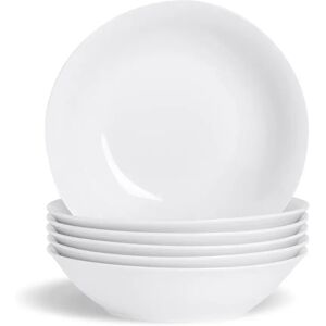 Argon Tableware - Classic Pasta Bowls - 25.5cm - White white 6.1 H x 25.3 W x 25.3 D cm