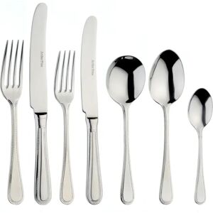 Arthur Price Bead 44 Piece 18/10 Stainless Steel Cutlery Set, Service for 6 gray