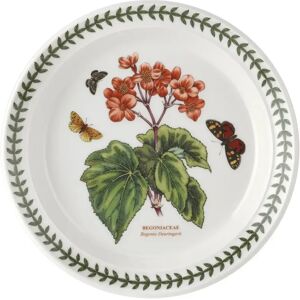 Portmeirion Botanic Garden Begonia Plate Set, 20cm green/orange/white