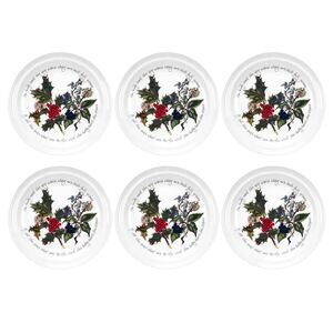 Portmeirion The Holly and the Ivy Dinner Plates green/red/white