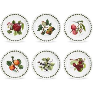 Portmeirion Pomona 6 Piece Side Plates Set green/pink/white