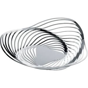 Alessi 18/10 Stainless Steel Fruit Bowl gray 8.0 H x 33.0 W x 33.0 D cm